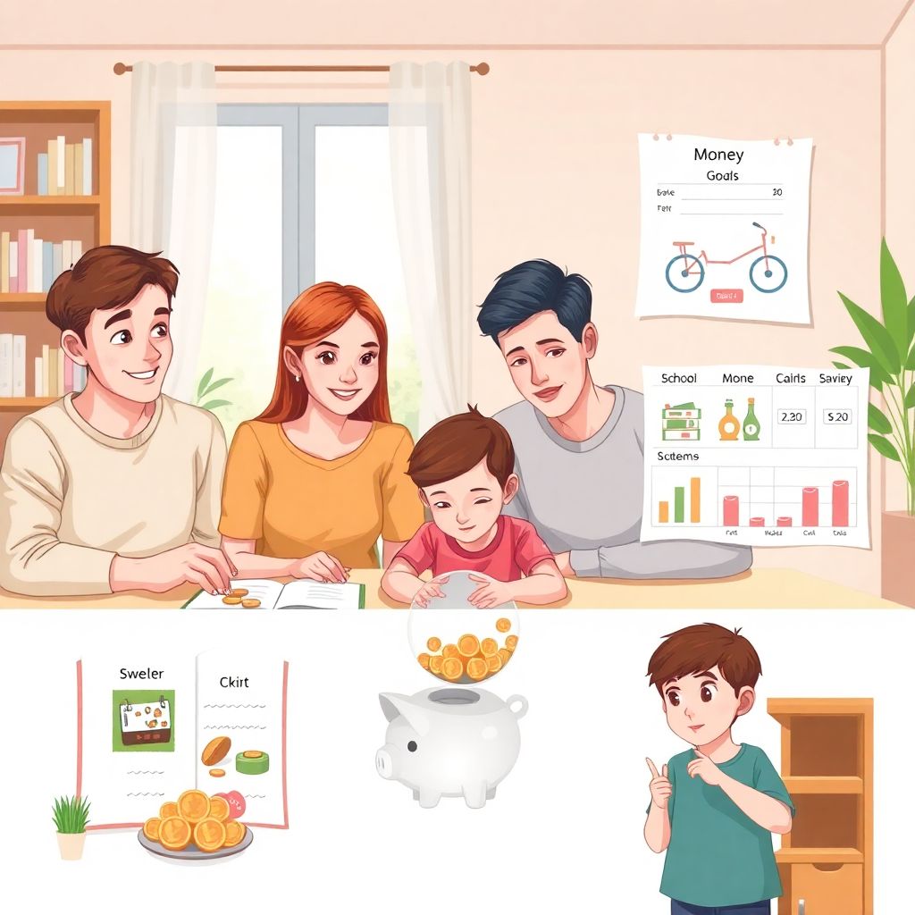 Как ребенку объяснить деньги: карманные, копилка и первые инвестиции