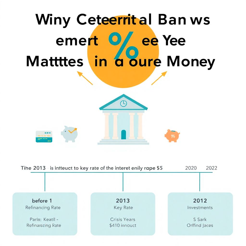 Новости ЦБ и ключевая ставка: как они влияют на ваши кредиты, вклады и инвестиции